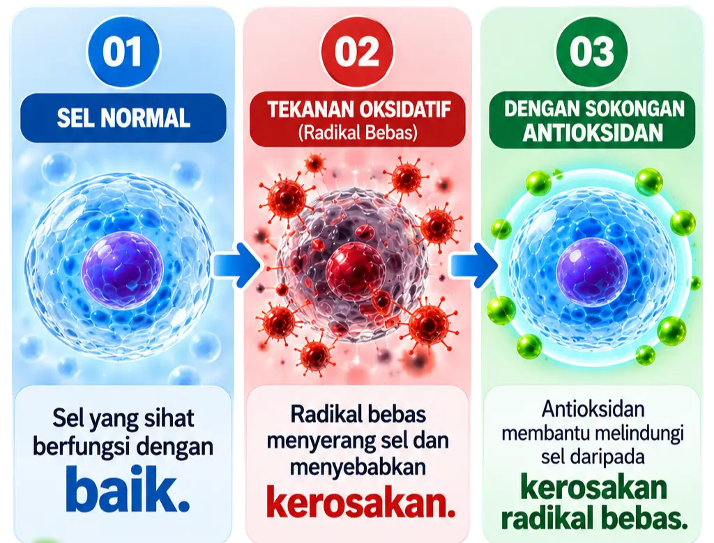 Bagaimana tekanan oksidatif berlaku
